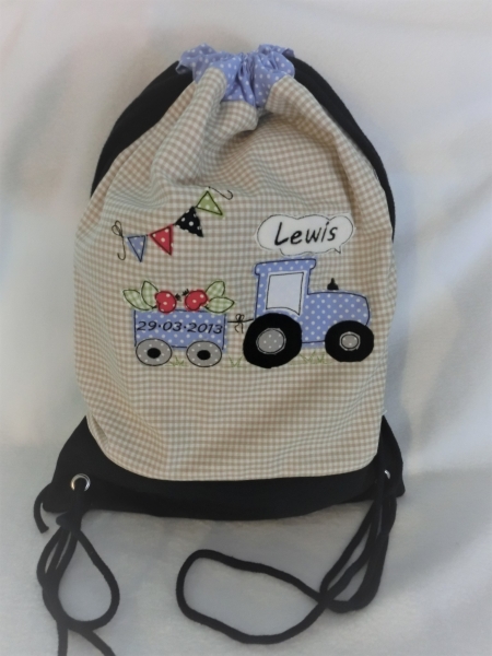 ♥ Traktor Trecker Körnerkissen Wärmekissen Dinkel Wunschfarbe Lüttentüddel