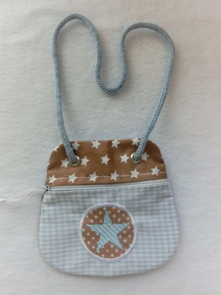 ★ Brustbeutel Stern Name ★ Kita Schule Viele Farben und Muster von Lüttentüddel