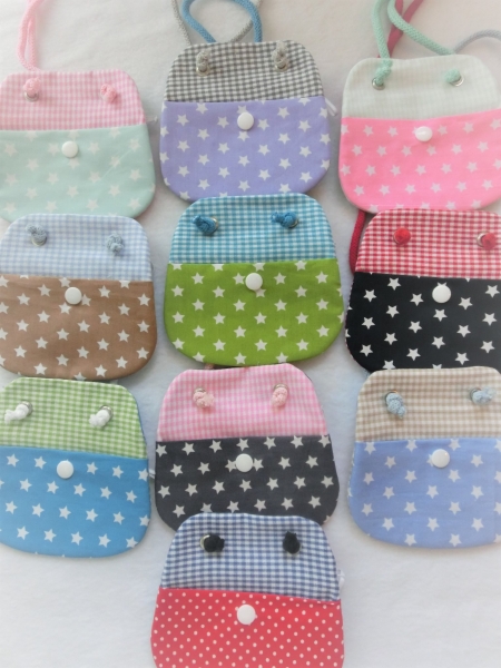 ★ Brustbeutel Stern Name ★ Kita Einschulung Schule Badeanstalt von Lüttentüddel