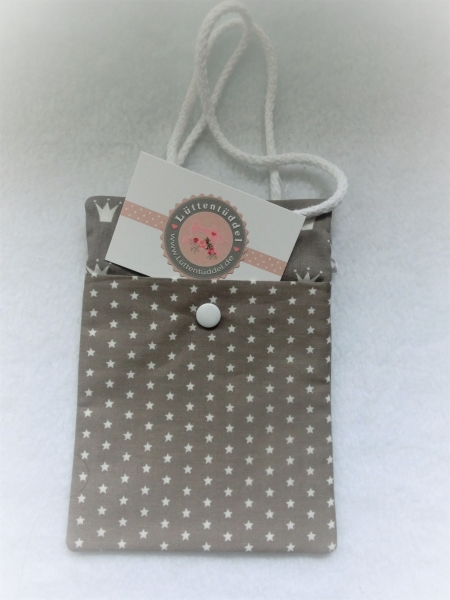 ★ Taupe Brustbeutel Mädchen Wolke Name ★ Kita Schule Kino Badeanstalt von Lüttentüddel