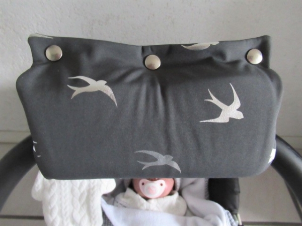 ♥ Schwalben Armpolster Armschoner für Babyschale ★ Lüttentüddel © ♥