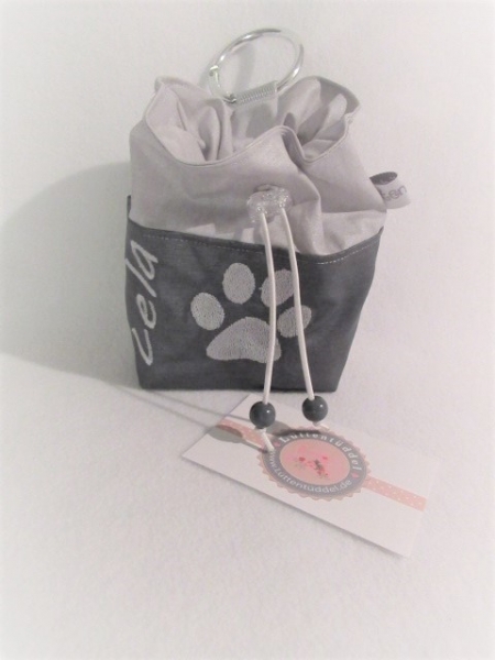 ♥ HUND PFOTE LECKERLIBEUTEL KOTBEUTEL GÜRTELTASCHE VON LÜTTENTÜDDEL