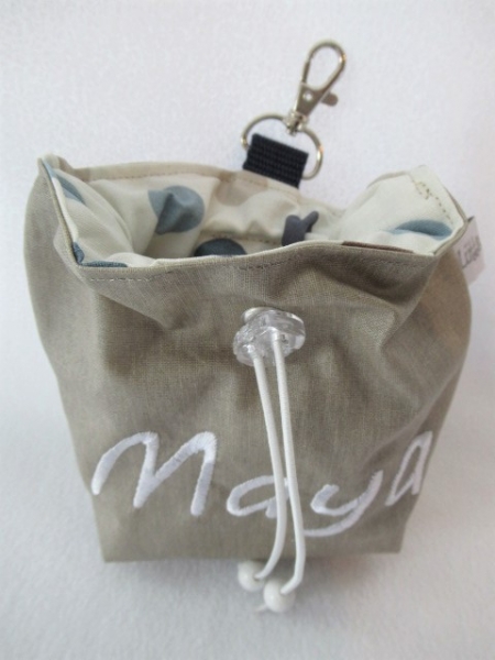 ♥ Punkte HUND LECKERLIBEUTEL KOTBEUTEL GÜRTELTASCHE VON LÜTTENTÜDDEL