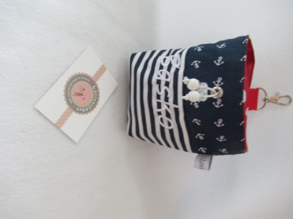 ♥ ANKER HUND LECKERLIBEUTEL KOTBEUTEL GÜRTELTASCHE VON LÜTTENTÜDDEL