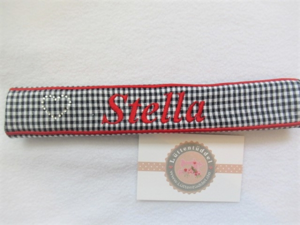 ♥ Nasenband Nasenschoner Wunschname Nasenriemen Brandzeichen Strass