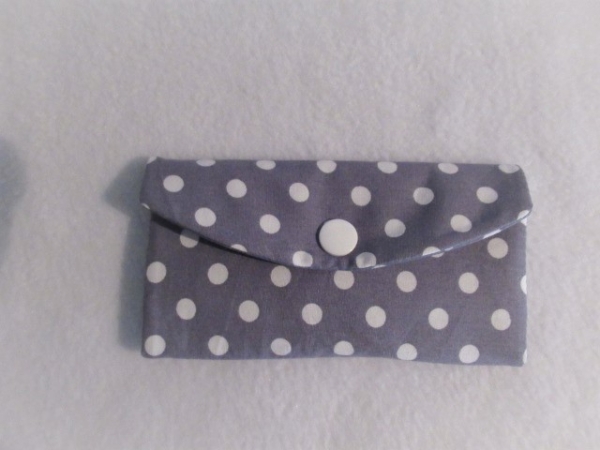 ♥ Anker Punkte Grau Globuli Täschchen, Notfall Täschchen Tampon Pillentäschchen ♥ © Lüttentüddel