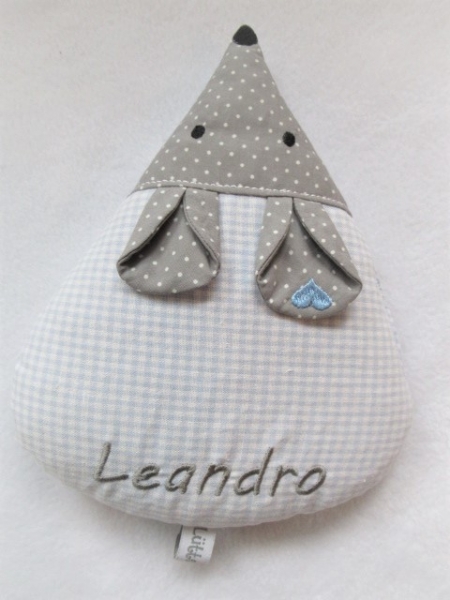 ♥ zauberhafte Maus Körnerkissen Wärmekissen Dinkel Wunschfarbe Name von Lüttentüddel