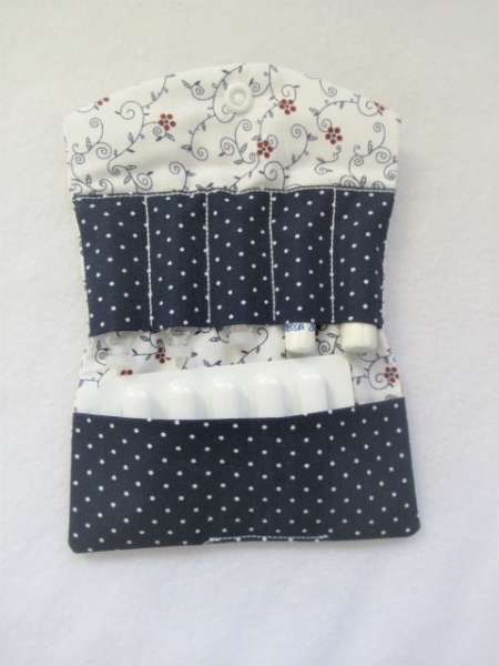 ♥ Ranke Blüte Globuli Täschchen, Notfall Täschchen Tampon Pillentäschchen ♥ Lüttentüddel®