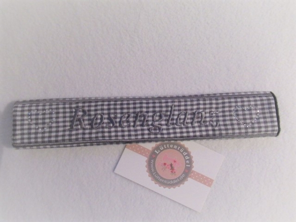 ♥ Pferd Reiten Tunier Nasenband Nasenschoner Wunschname Nasenriemen Brandzeichen Strass Herz