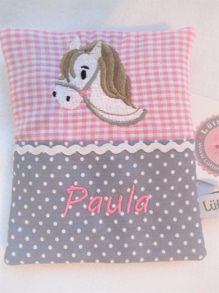 Zuckersüßer Beulentröster inkl. Kühlpad Pferd Pony Wunschname Geburtstag Kindergarten Geburt Taufe Einschulung  KITA ★ Lüttentüddel®