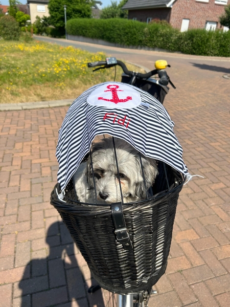 © Anker Sonnensegel Sonnenschutz Blendschutz Hundefahrradkorb von Lüttentüddel