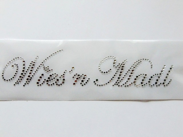 Wiesn Madl Oktoberfest Wies´n Schriftzug Strass Hotglue Hotfix Bügelbild