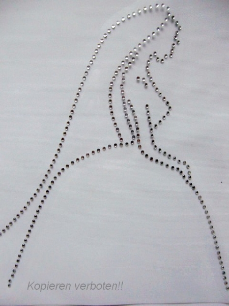 Just Married Braut Hochzeit Hotfix Hotglue