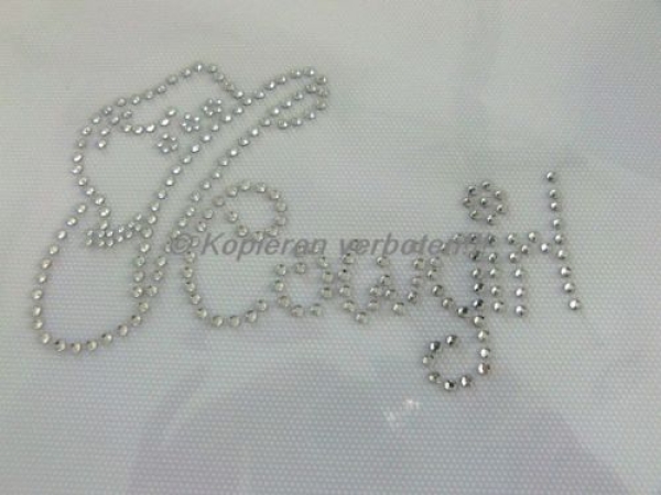 Bügelbild Schabracke Cowboy Hut Cowgirl Strass Hotglue Hotfix Bügelbild für Shirts Jacke etc.