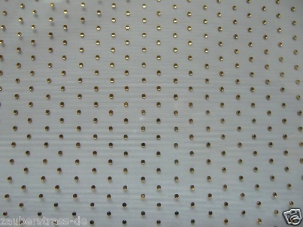 Ornament Bordüre Funkenregen Strass Bügelbild Hotfix Gold Schiebevorhang Shirt