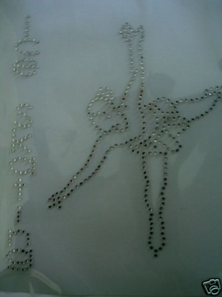 Schriftzug Skating Schlittschuhe Kür Hotfix Hotglue Bügelbild Bügelmotiv Strass