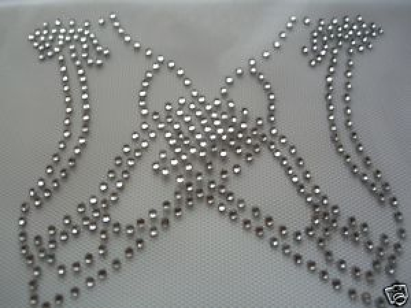 Strass Schlittschuhe z.B Kürkleid Skating Schlittschuhe Kür  Hotfix Hotglue Bügelbild Bügelmotiv Strass