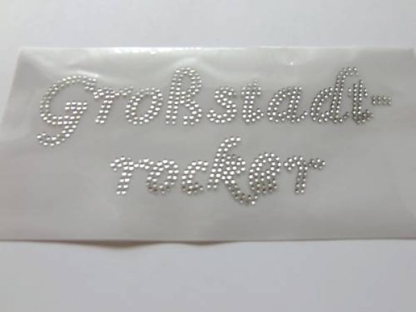 Großstadtrocker Schriftzug Hotglue Hotfix Bügelbild
