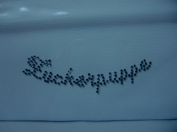 ♥ Zuckerpuppe Hotfix Hotglue Strass Bügelbild Jacke Dirndl Wiesn Oktoberfest