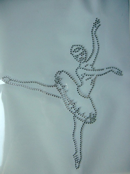 ♥ Traum Tänzerin Ballerina Bügelbild ♥ STRASS ♥ Hotfix