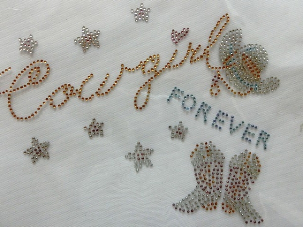 Cowgirl Hut Stiefel Strass Hotfix Bügelbild Jacke Shirt Blazer Jacke Tasche Top