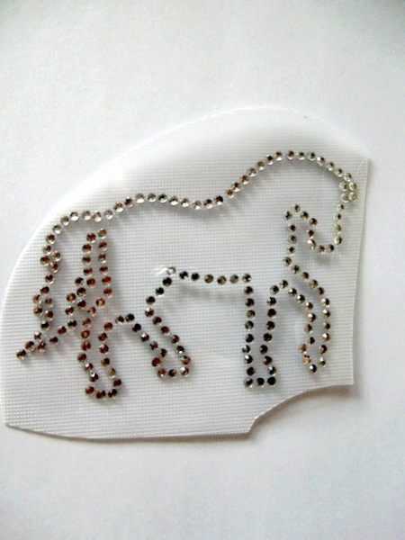 Pferd Pony für Schabracke Bandagen Abschwitzdecke Shirt Hotfix Bügelbild Strass