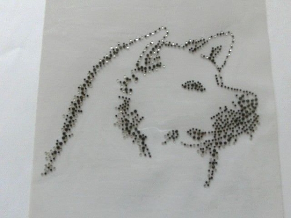 Akita Hund Strass Bügelbild Hundeschule Hundezucht Hundesofa Hundemantel Hundeleine