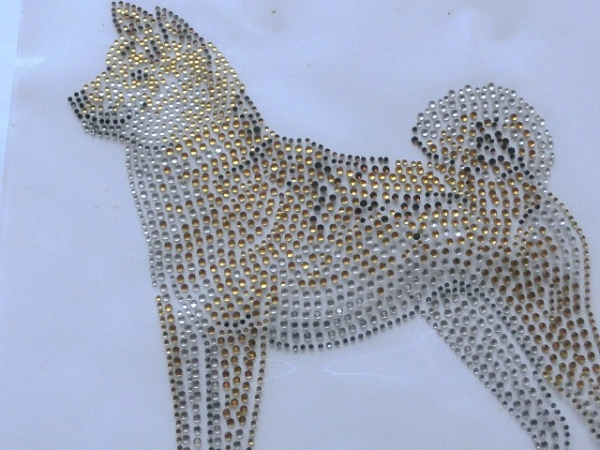 Akita SHIBA INU Akita Hund Strass Bügelbild Hundeschule Hundezucht Hundesofa Hundemantel Hundeleine