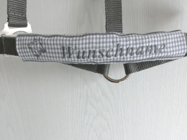 Pferdekopf Nasenband Nasenschoner Wunschname Brandzeichen