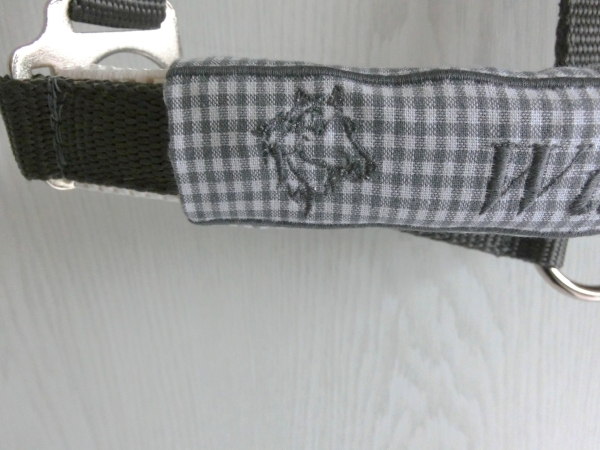 Pferdekopf Nasenband Nasenschoner Wunschname Brandzeichen