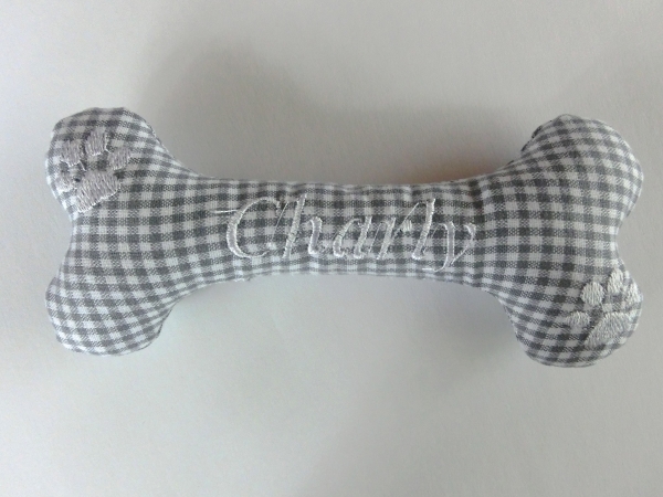 Hundespielzeug Knochen Wunschname Dummy Hundeknochen