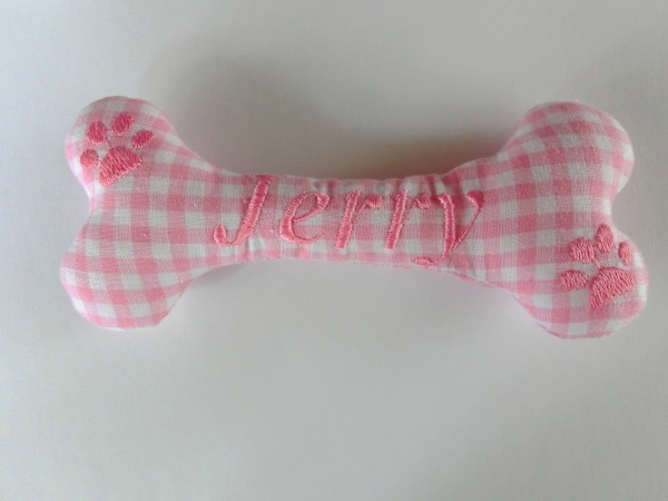 Hundespielzeug Knochen Wunschname Dummy Hundeknochen