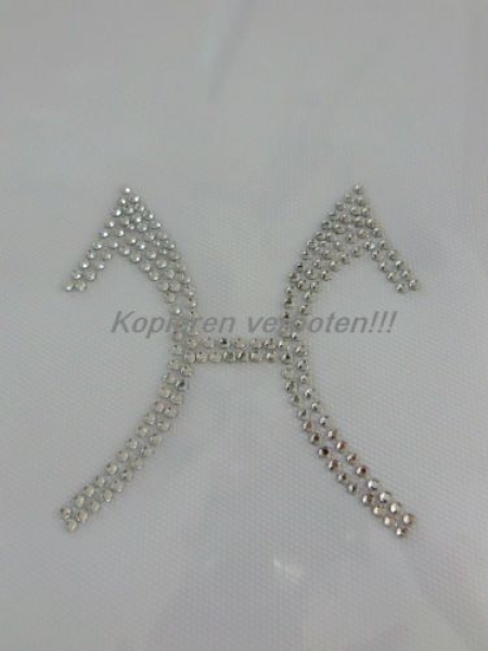 Brandzeichen Hannover Schabracke Hotfix Hotglue Strass