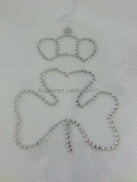 Brandzeichen Hessen Schabracke Hotfix Hotglue Strass