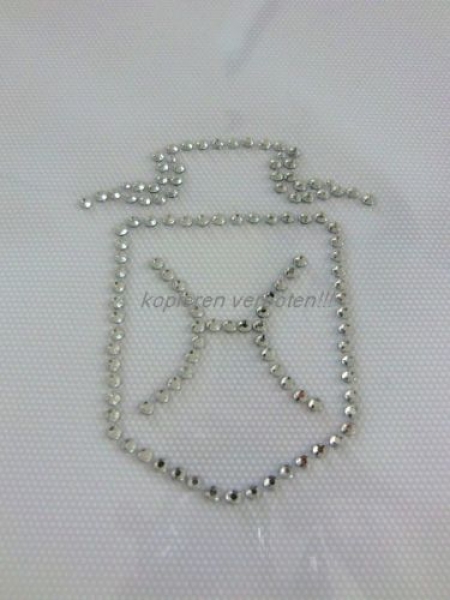 Brandzeichen Holstein Schabracke Hotfix Hotglue Strass