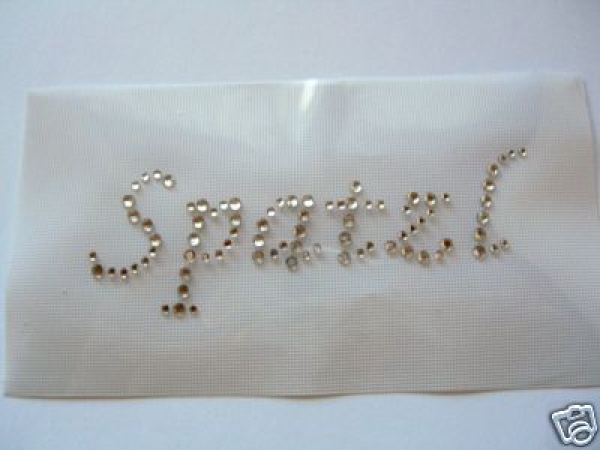 Spatzl  Tasche  Wiesn  Hotfix Bügelbild Strass Schriftzug