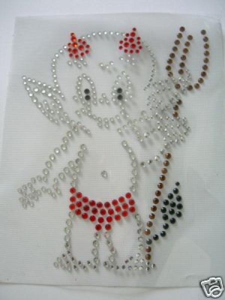 süüüüüüüüüüüüßer Teufel Zacken Strass Hotfix Bügelbild