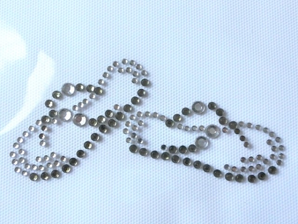 Flipp Flops Pöms Pömps Pumps High Heels Schuhe Strass Hotglue Hotfix Bügelbild