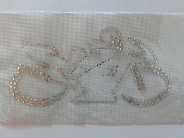 Biker Motorrad Hotfix Bügelbild Jacke Shirt Tasche Bluse Blazer Rennmaschine Zauberstrass