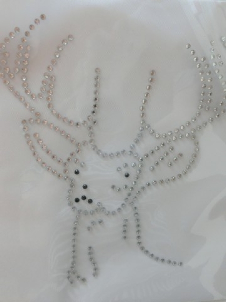 XXL Traum Hirsch Geweih Gehörn Bügelmotiv Bügelbild Strass Hotfix OktoberfestXXL Traum Hirsch Geweih Gehörn Bügelmotiv Bügelbild Strass Hotfix Oktoberfest