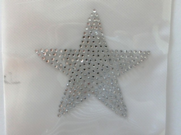 kl. Stern Strass Hotfix Bügelbild Shirt Tischdecke Schiebevorhang Pullover Jacke