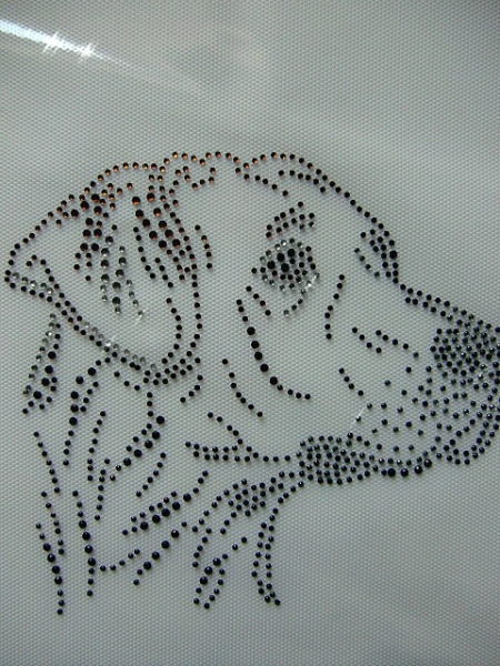 Rhodesian Ridgeback Hund Hundeschule Strass Hotfix Hotglue Bügelbild Bügelmotiv