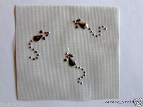 3 süße Mäuse Maus Bügelbild Strass ein Traum für die Jacke Bluse Shirt Hotfix Hotglue