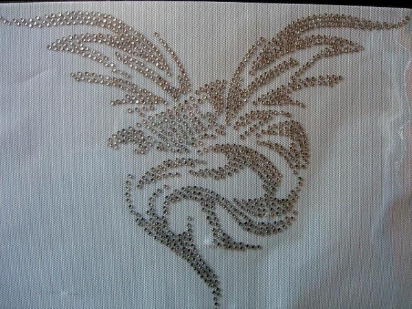 Traumhafter Drache Strass Hotglue Hotfix Bügelbild Für T-Shirt Zauberstrass