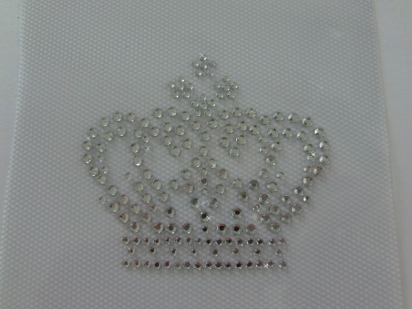 Traum Krone Strass Bügelbild Hotfix Hotglue zauberhaft Shirt Schabracke