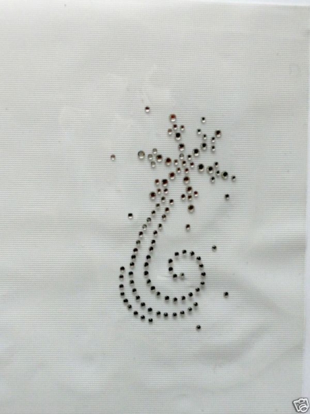 Stern Eiskristall Schneeflocke Strass Hotfix Bügelbild Tischdecke Kissenhülle