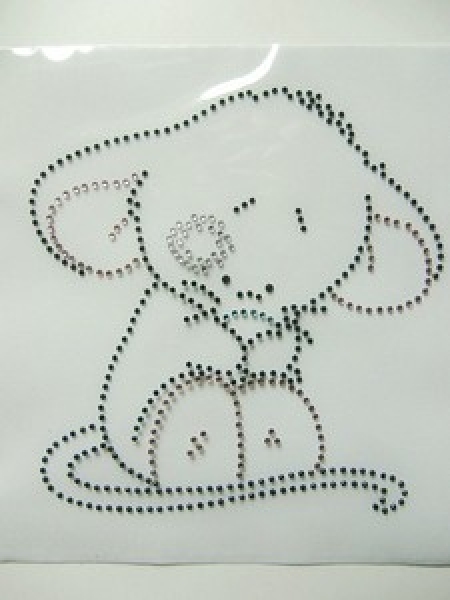 süße Maus Strass Bügelbild Hotfix  süüüß Kinderzimmer Jacke Top Shirt