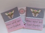 ♥ zauberhaftes Reh Beulentröster inkl. Kühlpad Wunschname Geburt Taufe Einschulung  ★ von Lüttentüddel®
